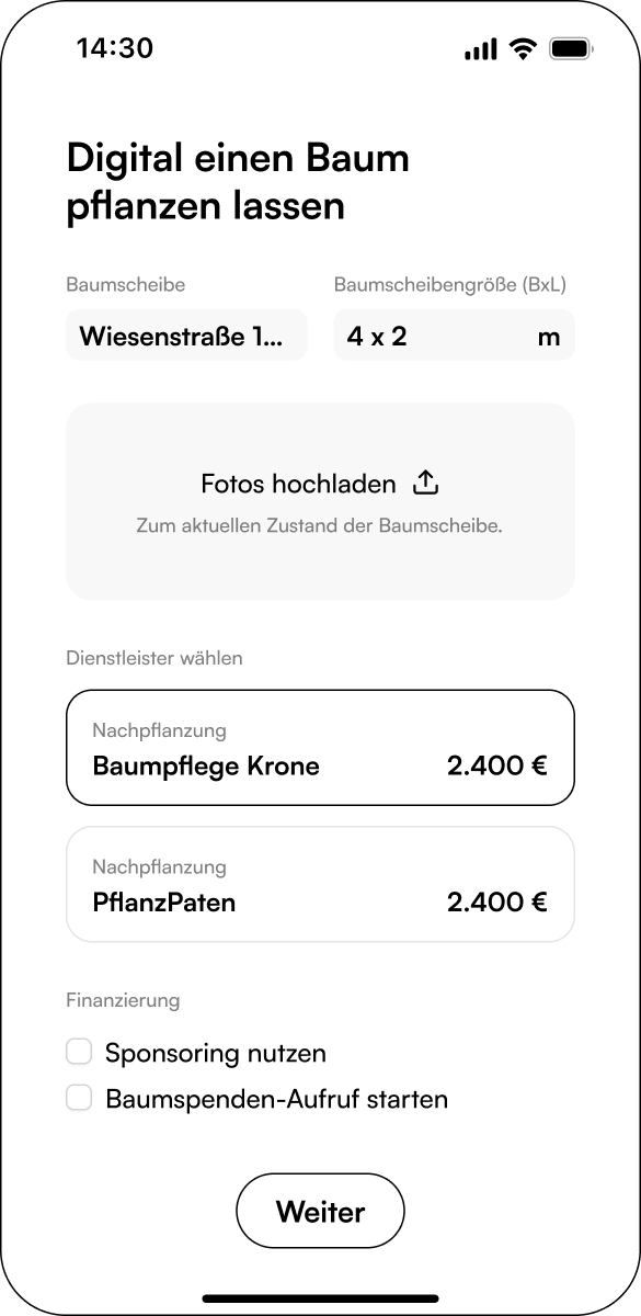 Vereinbaren: Gestattung digital und nachvollziehbar abschließen.